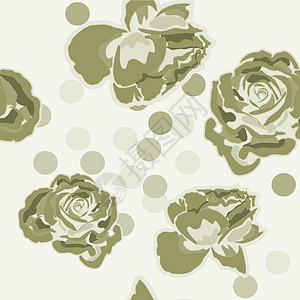 花层背景漩涡创造力卷曲绿色螺旋插图棕色芙蓉美丽玫瑰图片
