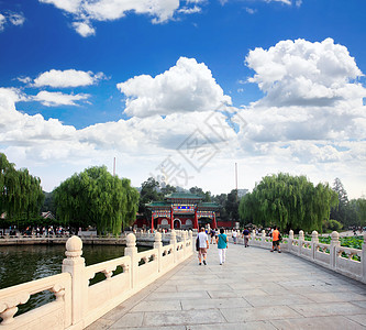 北京紫禁城附近的Beihai公园寺庙皇帝居民城市多样性吸引力公园狮子中心历史图片