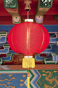 中国灯笼展示旅游雕刻上帝风水月球传统运气寺庙庆典旅行图片