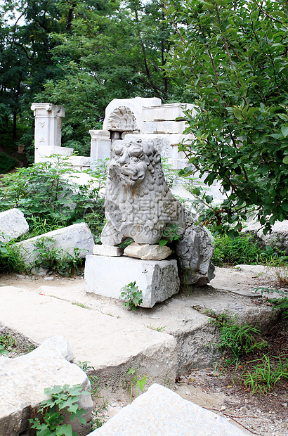 元明源宫的废墟摄影岩石历史性历史公园建筑学传统旅游遗迹旅行图片