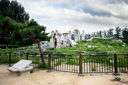 元明源宫的废墟旅行遗产建筑学烧伤旅游首都历史性摄影天空建筑图片