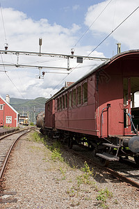挪威马塞尔火车站火车电报图片