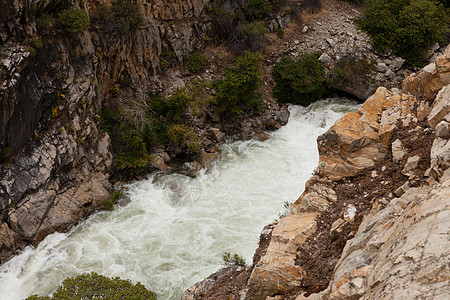 峡谷国王季节红木荒野红杉国家晴天岩石绿色花岗岩风景图片
