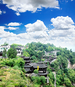 少数民族首领的宫殿首席风景吸引力农村电影房子乡村住宅村庄图片