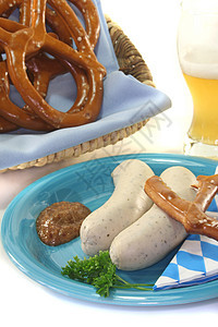 牛肉香肠啤酒饮料菱形啤酒杯传统海关民间节日酒精图案图片
