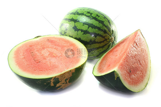 西瓜剪裁水果维生素黄瓜沙拉果锥美食核心切口果汁图片