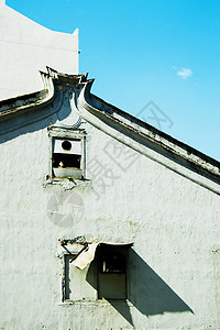 旧房子抵押邻里建筑村庄天空投资住宅住房财产农村背景图片