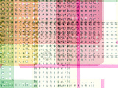 数目打孔数字黄色粉色白色绿色卡片图片