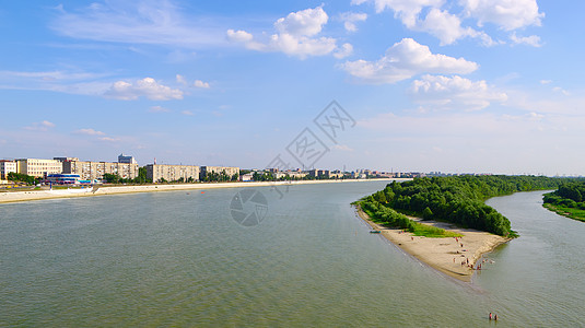 俄亥俄州Irtysh Omsk河图片