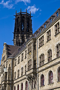 杜伊斯堡市政厅市政晴天建筑大厅城市图片