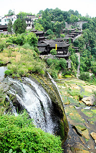 少数民族首领的宫殿风景房子吸引力农村村庄首席住宅乡村电影图片