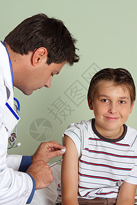 博士注射儿童疫苗医生图片