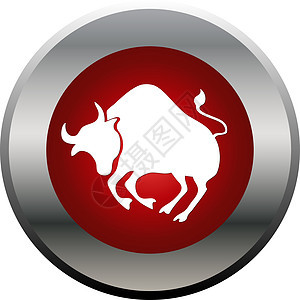 佐迪亚克标志图鲁斯公牛插图迷信星星预报按钮十二生肖八字图片