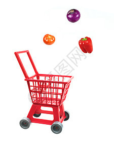 购物市场营养越野车蔬菜大车店铺产品杂货店红色玩具图片