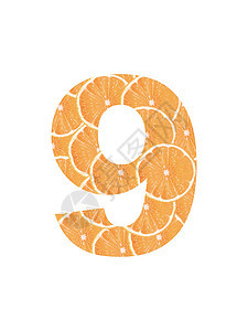 水果数量插图维生素蔬菜数字橙子食物白色菜单图片