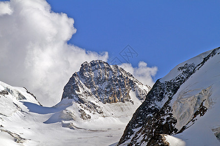 阿尔卑斯山假期旅行旅游滑雪冰川白色冒险天蓝色岩石风景图片