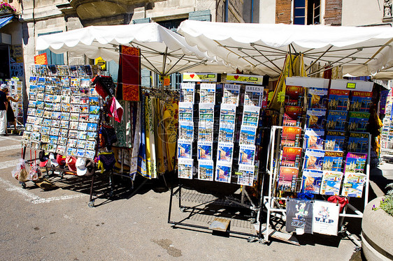 法国普罗旺斯Arles的纪念品市场图片