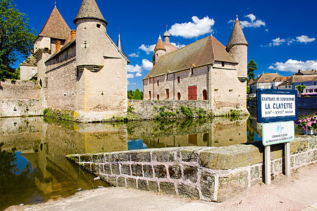 法国勃根迪州布拉莱特城堡建筑学位置旅行历史性世界宫殿黏土景点建筑外观图片