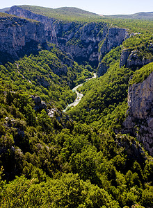 法国普罗旺斯旅行地质学世界构造地质峡谷风景绿色位置外观图片