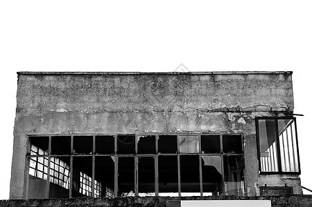 仓库玻璃恶化工厂水泥窗户建筑学废墟金属衰变积木图片