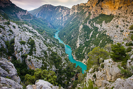 法国普罗旺斯河流岩石构造峡谷位置世界风景外观旅行地质图片