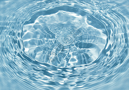 水滴温泉海洋液体滴水宏观蓝色波浪图片