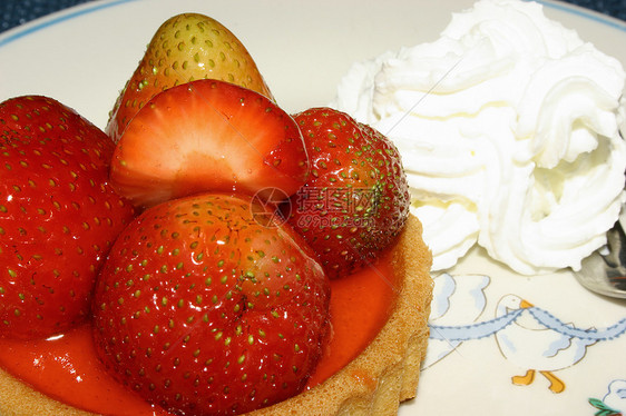 草莓酸盐蛋糕宏观甜度馅饼食物午餐橙子烹饪绿色晚餐图片