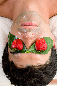 水果酸面具奢华身体皮肤羟基压力护理客厅放松男性福利图片