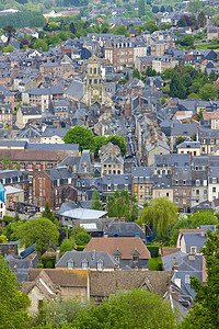 法国诺曼底州Honfleur房屋天线建筑位置部门世界旅行建筑学建筑物外观图片
