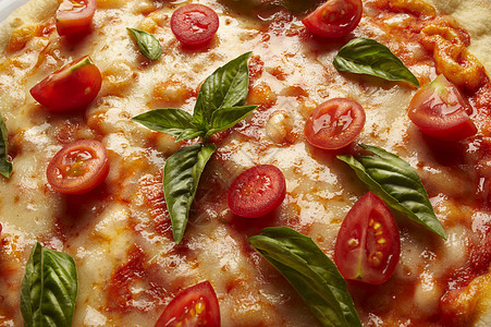 比萨食物西红柿零食面包图片