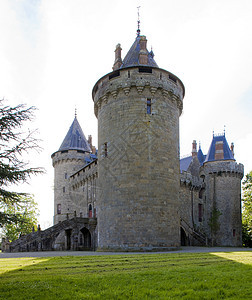 法国布列塔尼州Combourg建筑物旅行历史性景点城堡建筑世界位置纪念碑历史图片