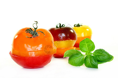 番茄红色花园灌木黄色维生素收获图层营养食物圆形图片
