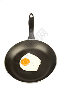 蛋餐厅午餐鸡蛋早餐餐具黑色白色家庭厨具食物图片