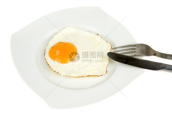 蛋油炸家庭食物午餐厨房餐厅厨具黄色早餐烹饪图片