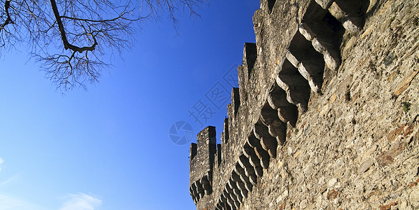 城堡建筑日落骑士天空石头建筑学遗产历史性地标旅行图片
