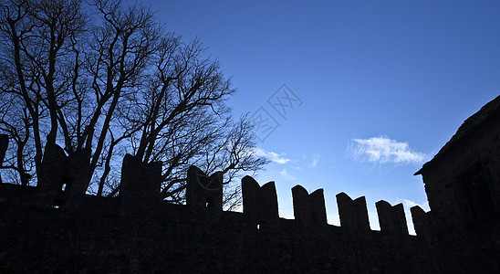 城堡文化石头旅行建筑学遗产历史建筑历史性天空骑士图片