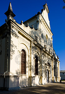 波兰扎莫斯克大教堂外观教会历史性历史建筑物宗教精神教堂寺庙旅行图片