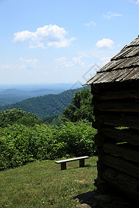 Blue Ridge山  弗吉尼亚州蓝色公园森林乡村旅游风景国家旅行天空大路图片