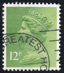 挂印历史性信封海豹邮票英语女王明信片集邮女士邮件图片