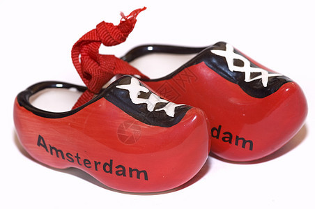 红皮鞋纪念品雕刻历史戏服鞋类旅游衣服工艺古董商品图片