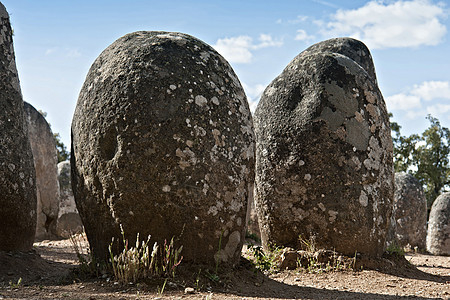 埃沃拉阿尔门德雷斯巨石纪念碑历史历史性结盟旅游地标时代花岗岩竖石装饰石头图片