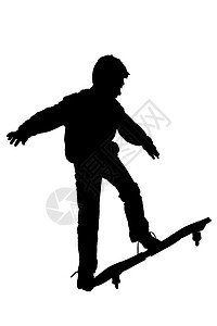 左摇头板运动黑色冲浪者公司木板男生孩子剪影牛仔裤波段图片