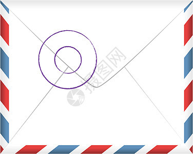 航空邮件空气邮票信封地址白色办公室空白邮政图片