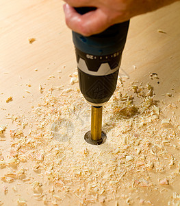 使用胶合板的木工工具硬件抽屉木材工业木头木制品钻头木匠建设者安装图片