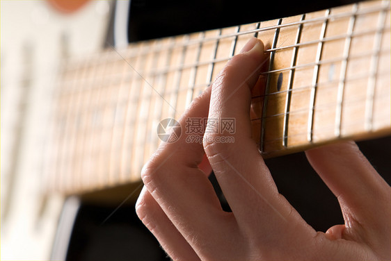 吉他和弦乐器玩家音乐细绳烦恼吉他手白色音乐会手指艺术图片