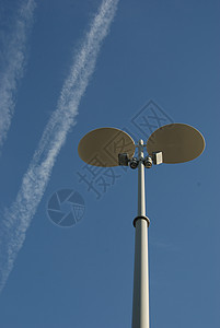 天天线金属里科技术盘子卫星天空收音机顶峰雷达电话图片