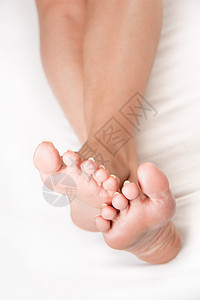 女脚骨头修脚女性白色身体脚趾图片