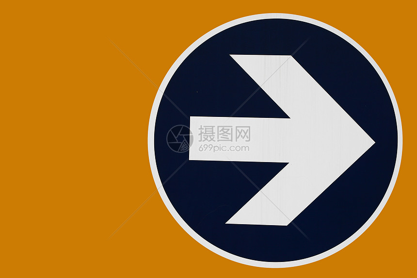 街道标志背景圆形金属橙子路标交通权威帮助图片