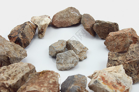石头白色棕色岩石背景图片