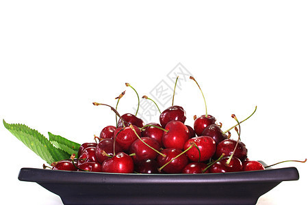 樱桃维生素绿色红色饮食水果营养生食食物图片